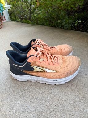 Altra Torin 6 Running Shoes Mens 10 Orange Black AL0A7R6T8001 Road Sneaker